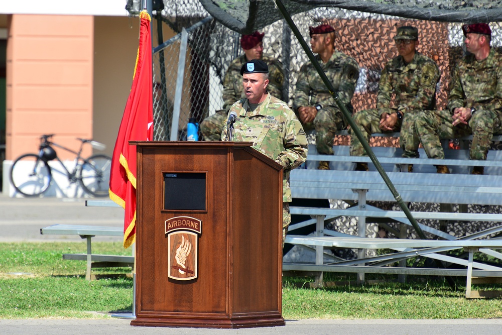 173rd Airborne Brigade, Change of Command Ceremony, June 27, 2019.