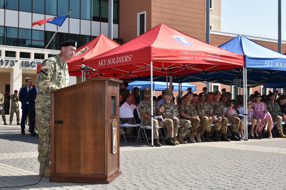 173rd Airborne Brigade, Change of Command Ceremony, June 27, 2019.