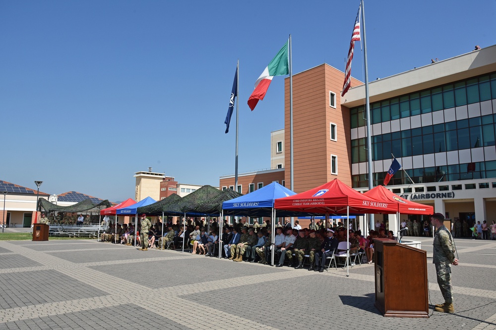 173rd Airborne Brigade, Change of Command Ceremony, June 27, 2019.