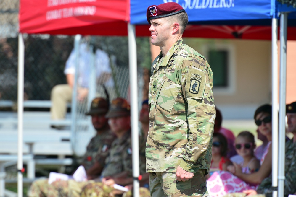 173rd Airborne Brigade, Change of Command Ceremony, June 27, 2019.