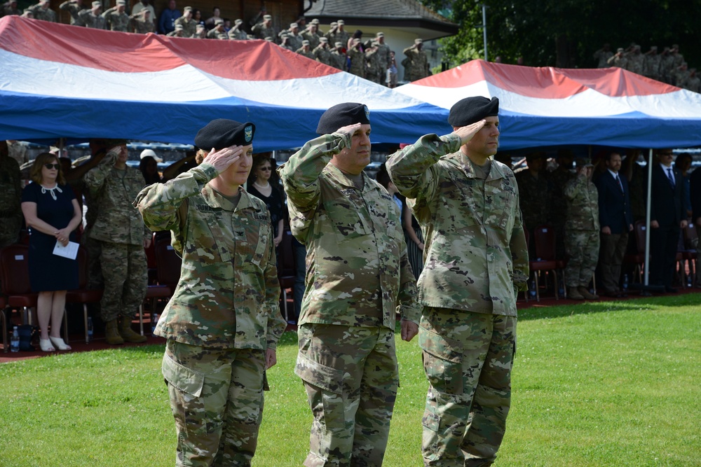 16th Sustainment Brigade Change of Command and Change of Responsibility Ceremony