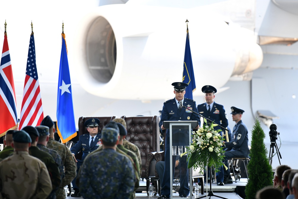 Heavy Airlift Wing Change of Command