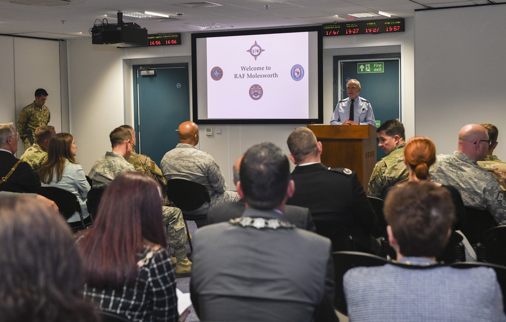 civic leaders visit RAF Molesworth