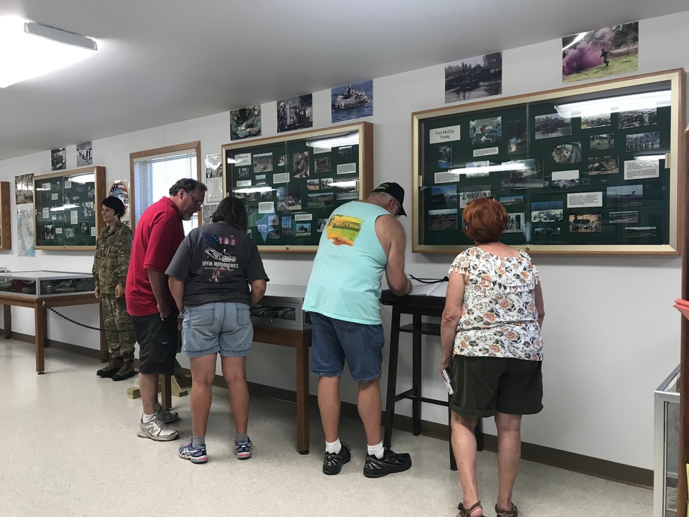 Dozens visit Fort McCoy's historic Commemorative Area during tours, open days