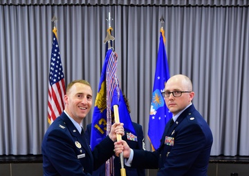 Clear space warning squadron welcomes new leader