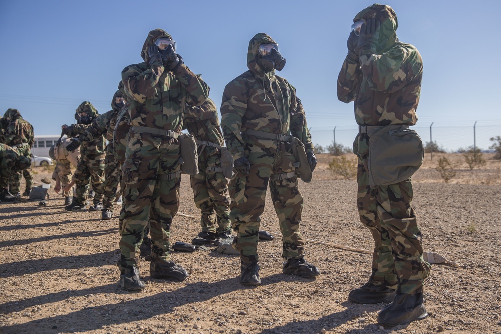 MCAS Yuma Marines Conduct CBRN Training