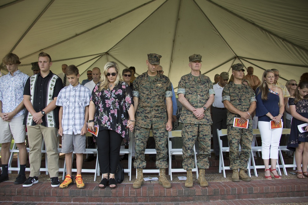 Headquarters and Service Battalion, U.S. Marine Corps Forces Command Change of Command