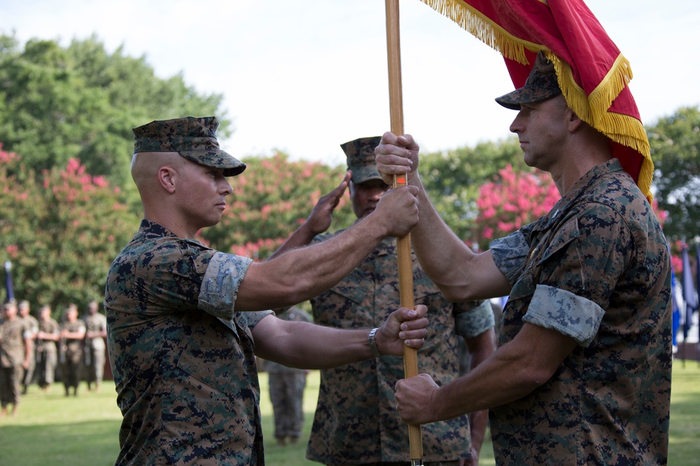 Headquarters and Service Battalion, U.S. Marine Corps Forces Command Change of Command