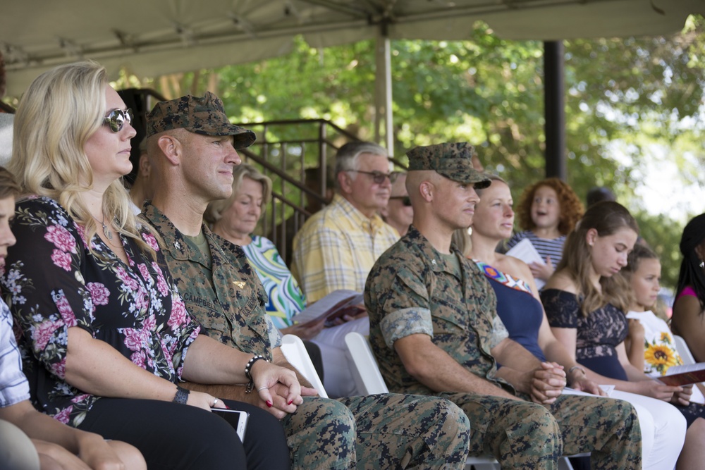 Headquarters and Service Battalion, U.S. Marine Corps Forces Command Change of Command