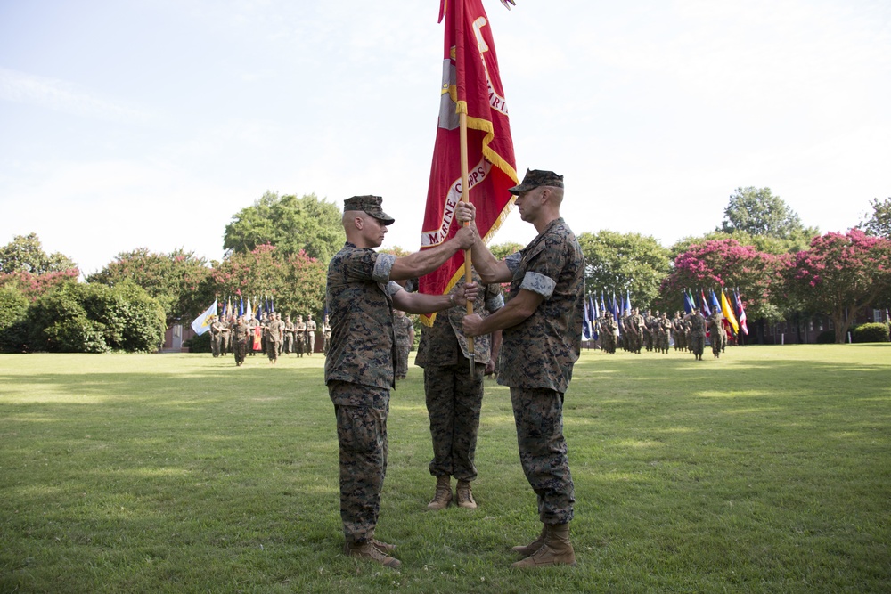 Headquarters and Service Battalion, U.S. Marine Corps Forces Command Change of Command