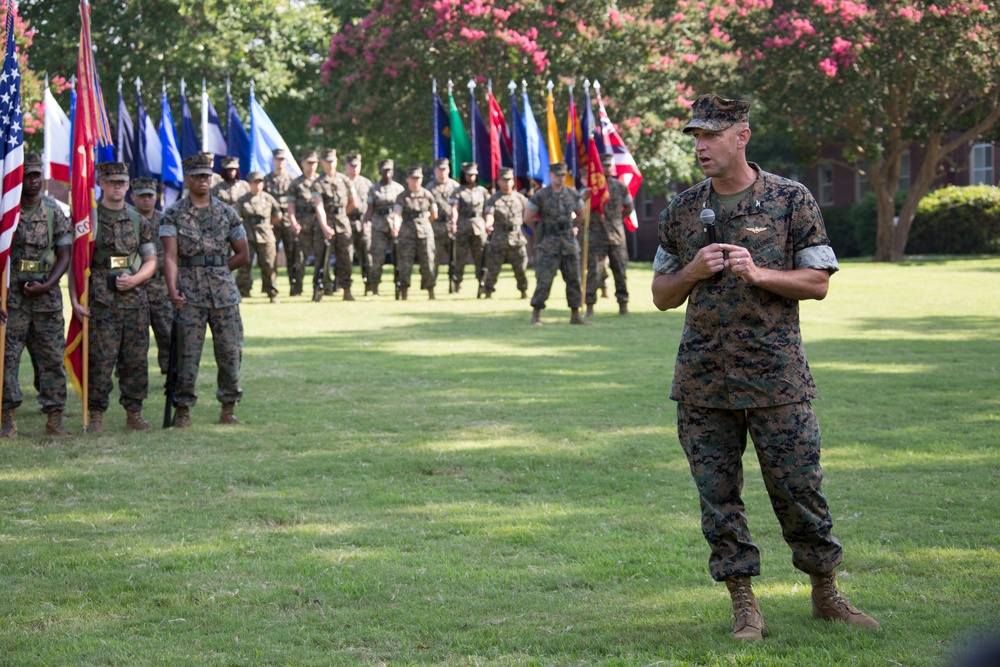 Headquarters and Service Battalion, U.S. Marine Corps Forces Command Change of Command