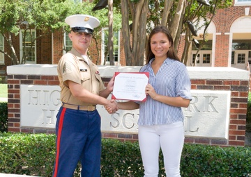 Highland Park student selected for Marine Corps summer program