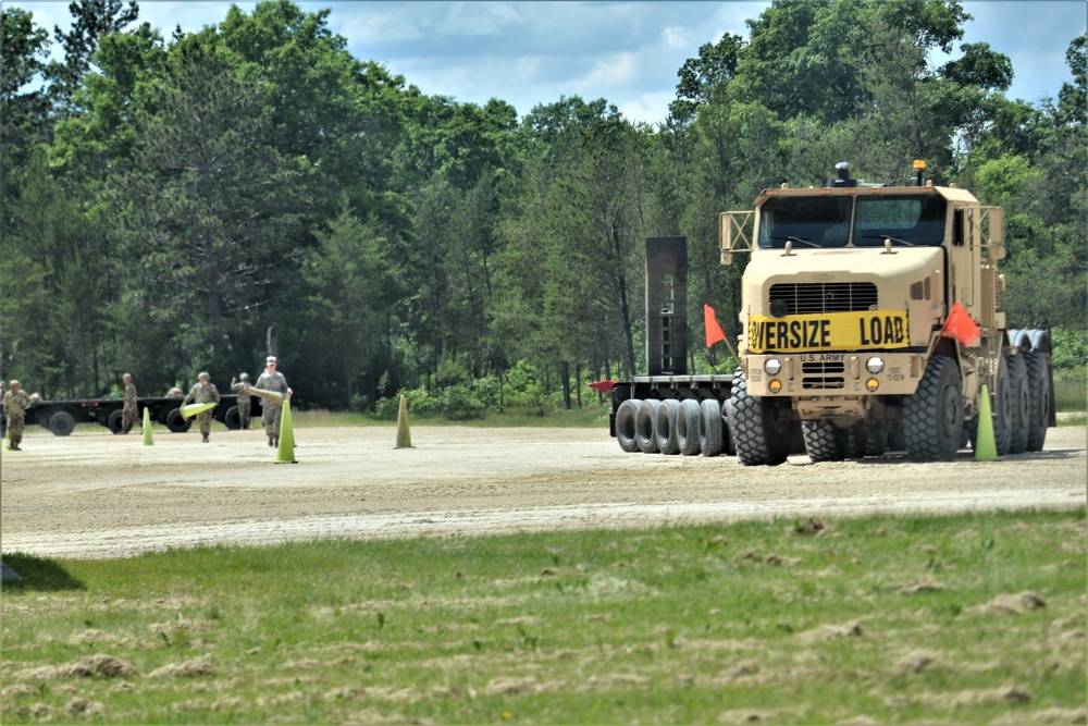 Wisconsin Guard Soldiers participate in driver training at Fort McCoy