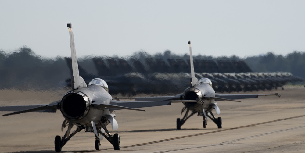 Shaw Airmen conduct ‘mass aircraft dispersal’ exercise