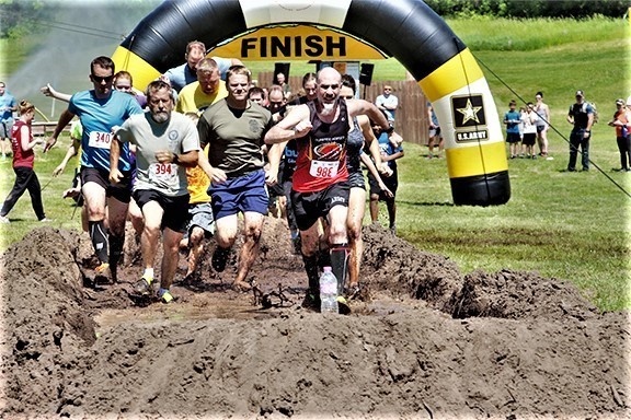Hundreds take part in 2019 Fort McCoy Army Mud Assault Run