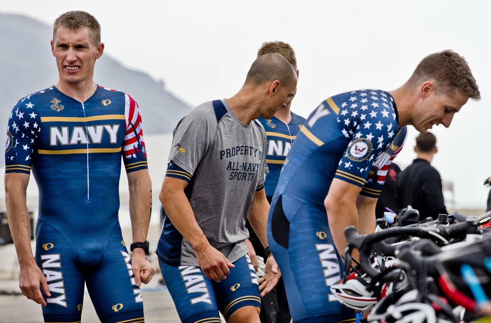 Team Navy at the 2019 Armed Forces Triathlon