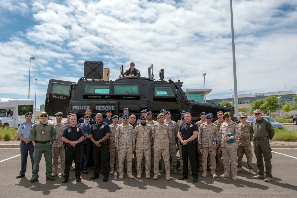 Jordanian &amp; Saudi Arabian Military Members Visit to Colorado National Guard