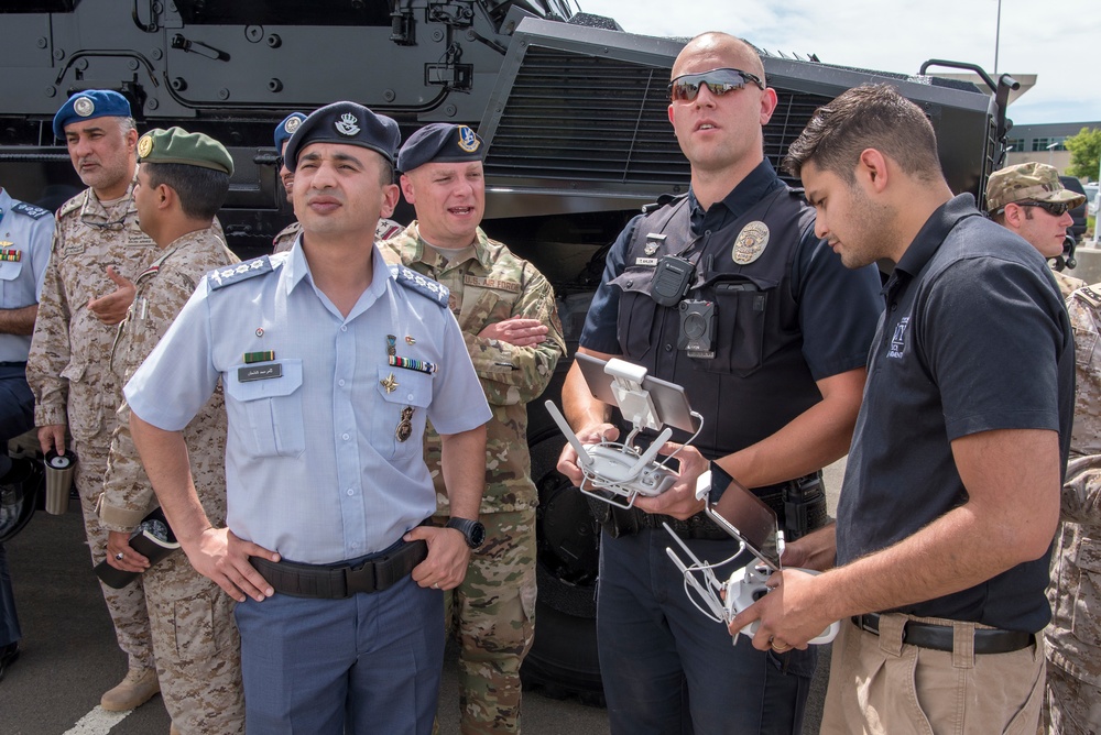 Jordanian &amp; Saudi Arabian Military Members Visit to Colorado National Guard