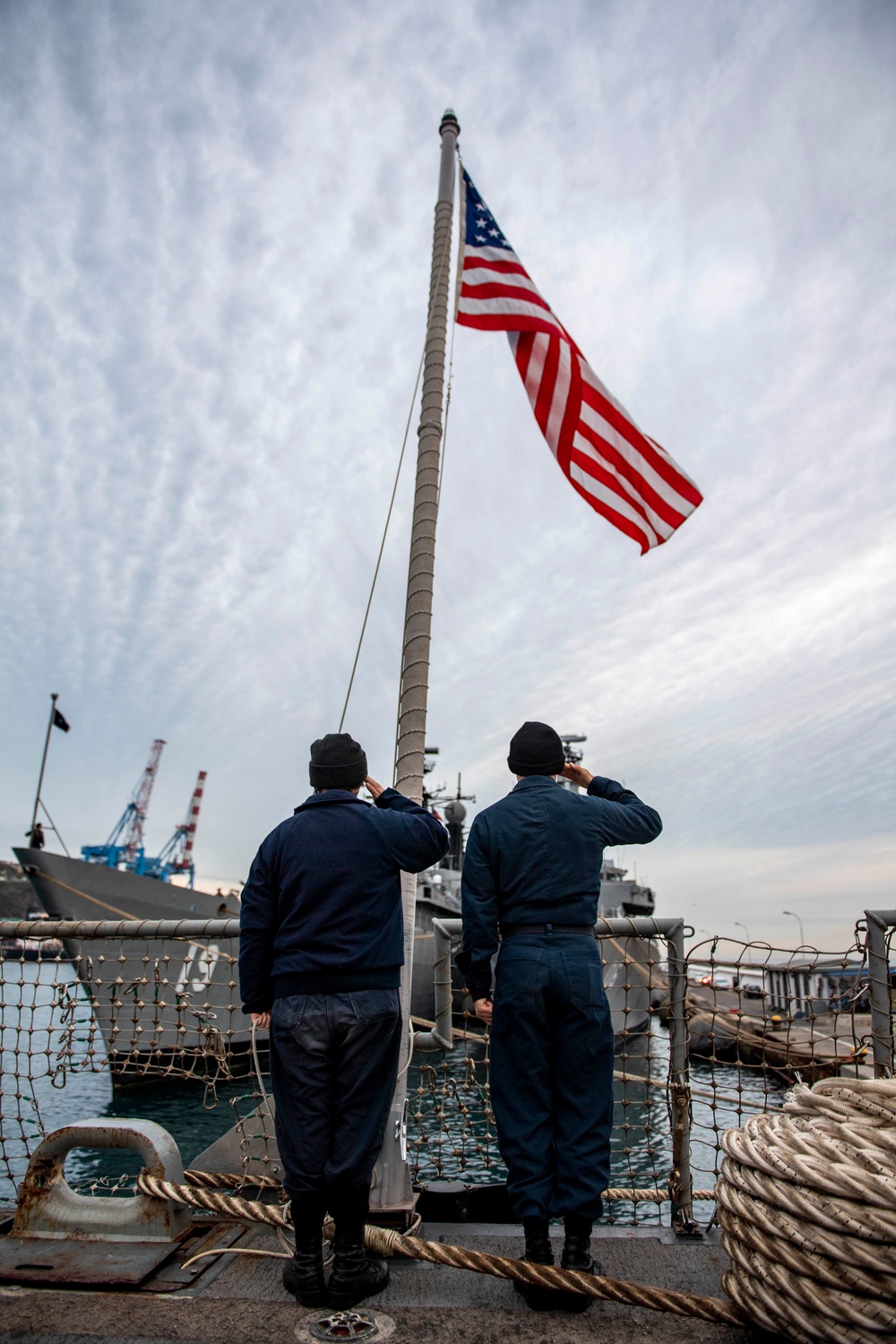 USS Michael Murphy Gets Underway from Valparaiso, Chile