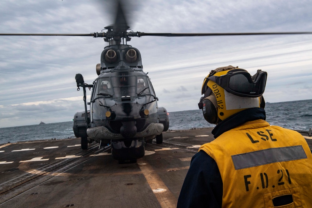 USS Michael Murphy Conducts Flight Operations Exercises With Partnering Navies During UNITAS LX