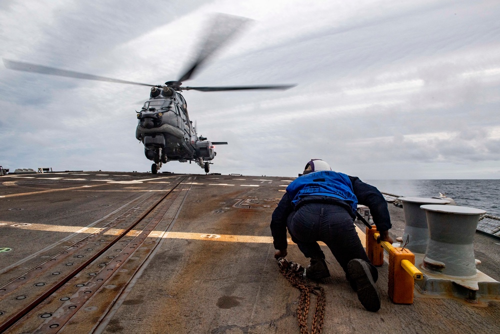 USS Michael Murphy Conducts Flight Operations Exercises With Partnering Navies During UNITAS LX