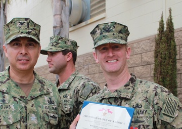 Navy EOD Technician awarded USO’s George Van Cleave Military Leadership Award for 2019