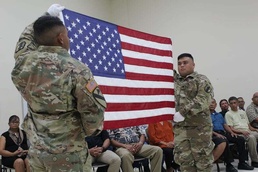 Army Reserve Soldiers honor those that tread before them with retirement ceremony