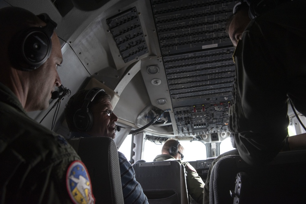 Acting Secretary of Defense Observes In-Flight Refueling