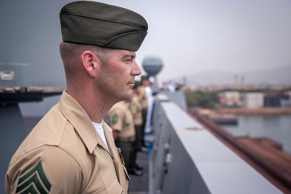 11th MEU, USS John P. Murtha arrive in India