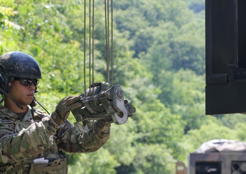 1-38 Soldiers train as a battalion