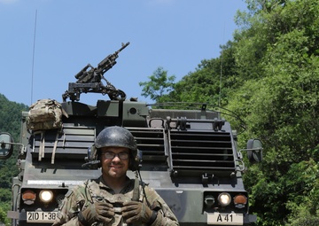 1-38 Soldiers train as a battalion