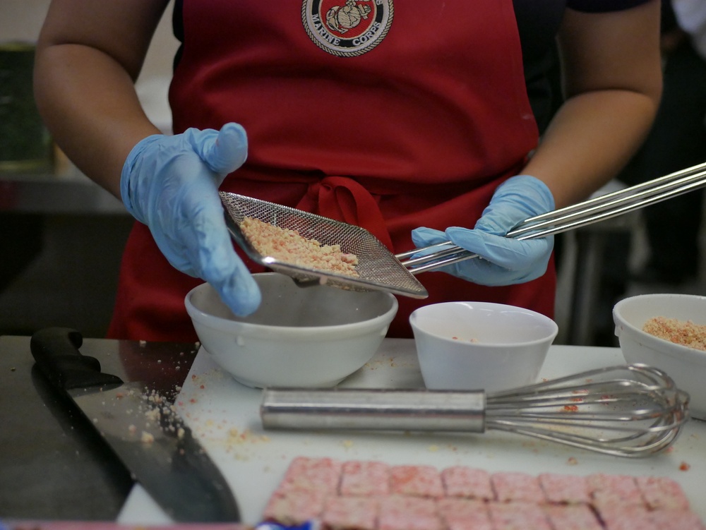 Marine food service specialists turn up the heat for cooking competition