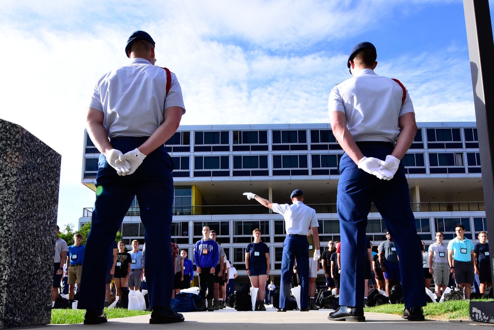 U.S. Air Force Academy In Processing Day