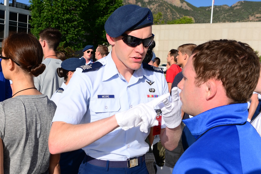 U.S. Air Force Academy In Processing Day