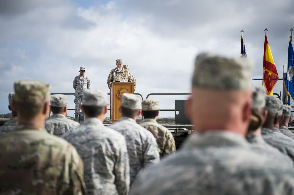 725th AMS Change of Command