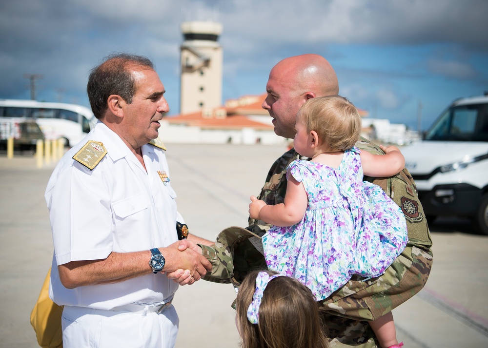 725th AMS Change of Command