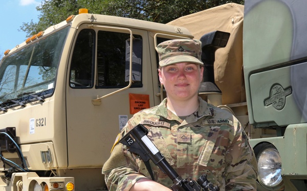 Soldier Spotlight: Pfc. Alexandra Brought