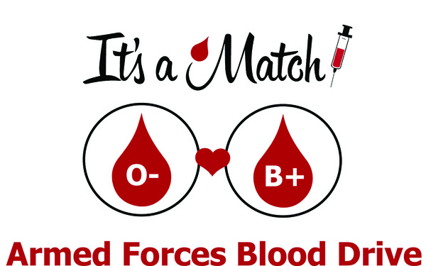 Armed Forces Blood Drive Graphic
