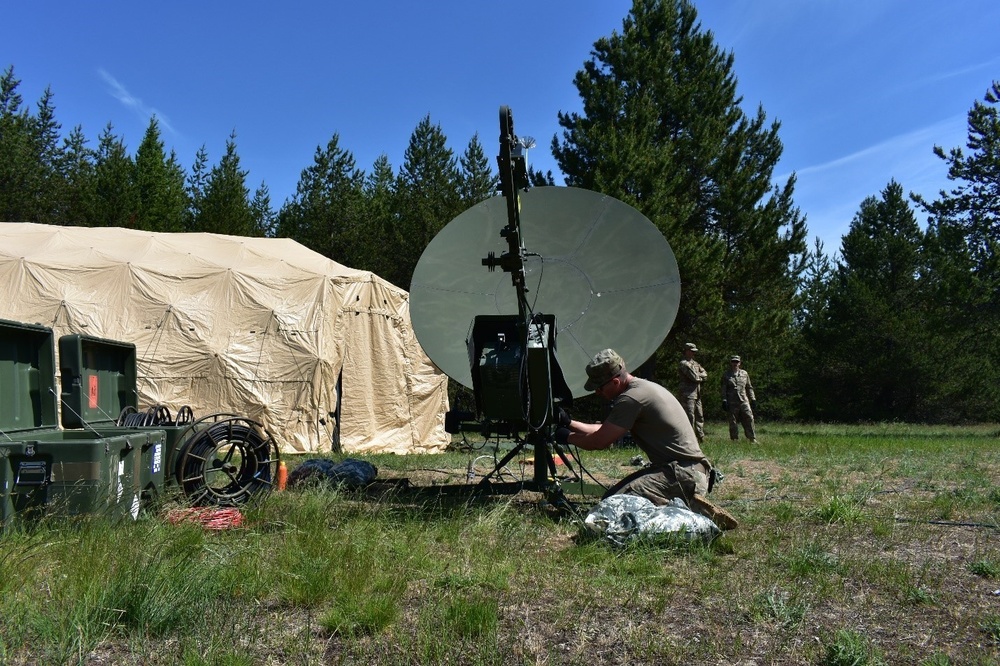 242nd Combat Communications Squadron trains in Idaho