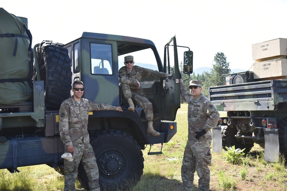 242nd Combat Communication Squadron trains in Idaho