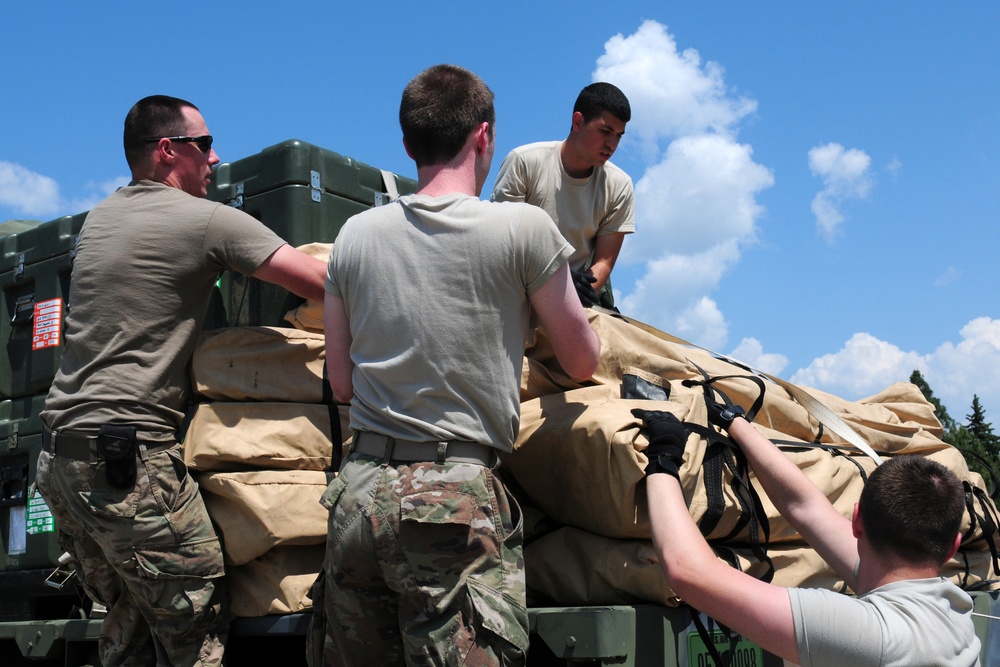 242nd Combat Communications Squadron trains in Idaho