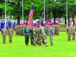 Geronimo hosts change of command