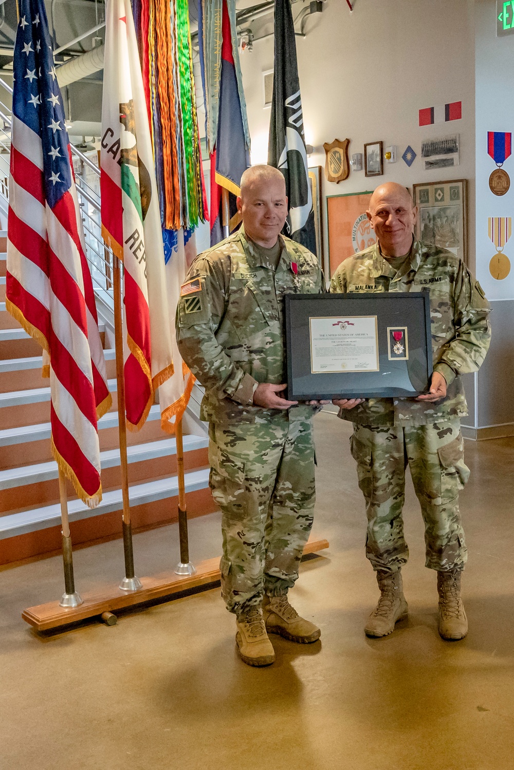 Colonel Ducich Awarded Legion of Merit Medal