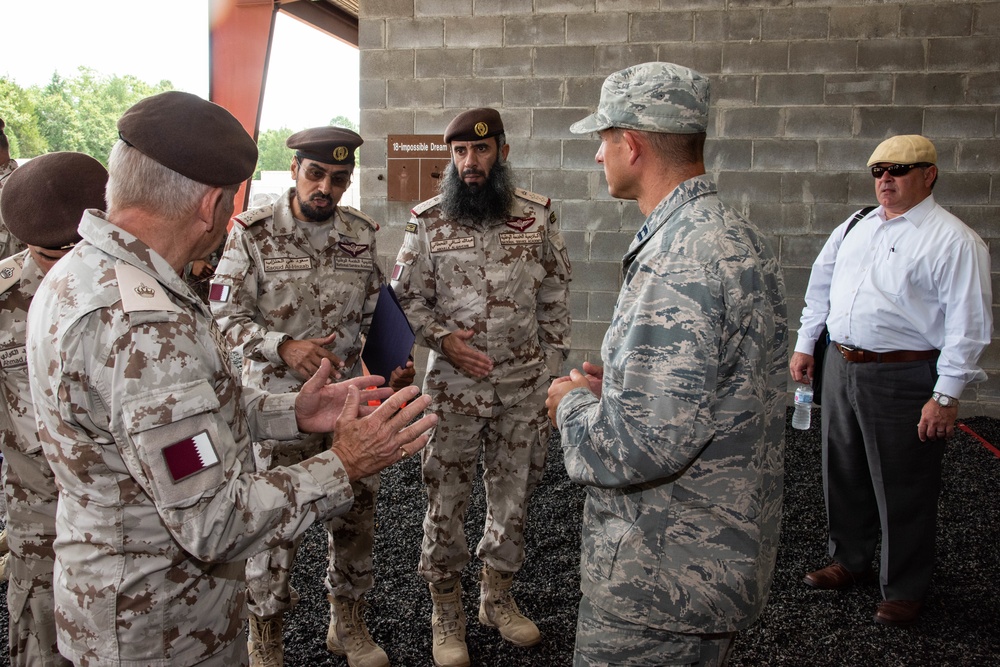 Qatar National Service Academy members tour OTS training course