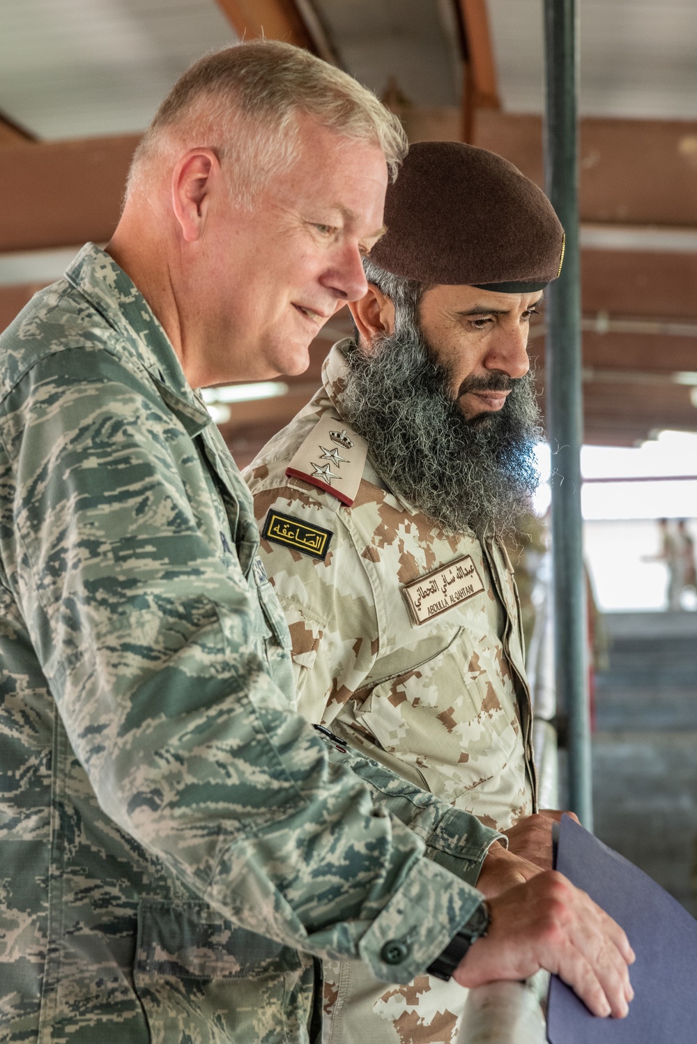 Qatar National Service Academy members tour OTS training course