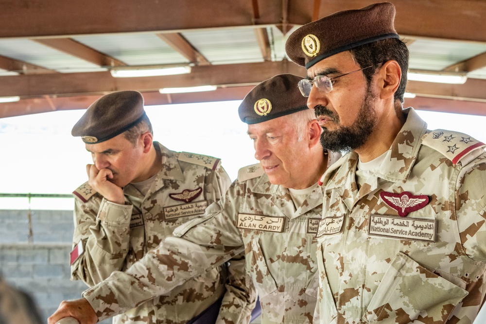 Qatar National Service Academy members tour OTS training course