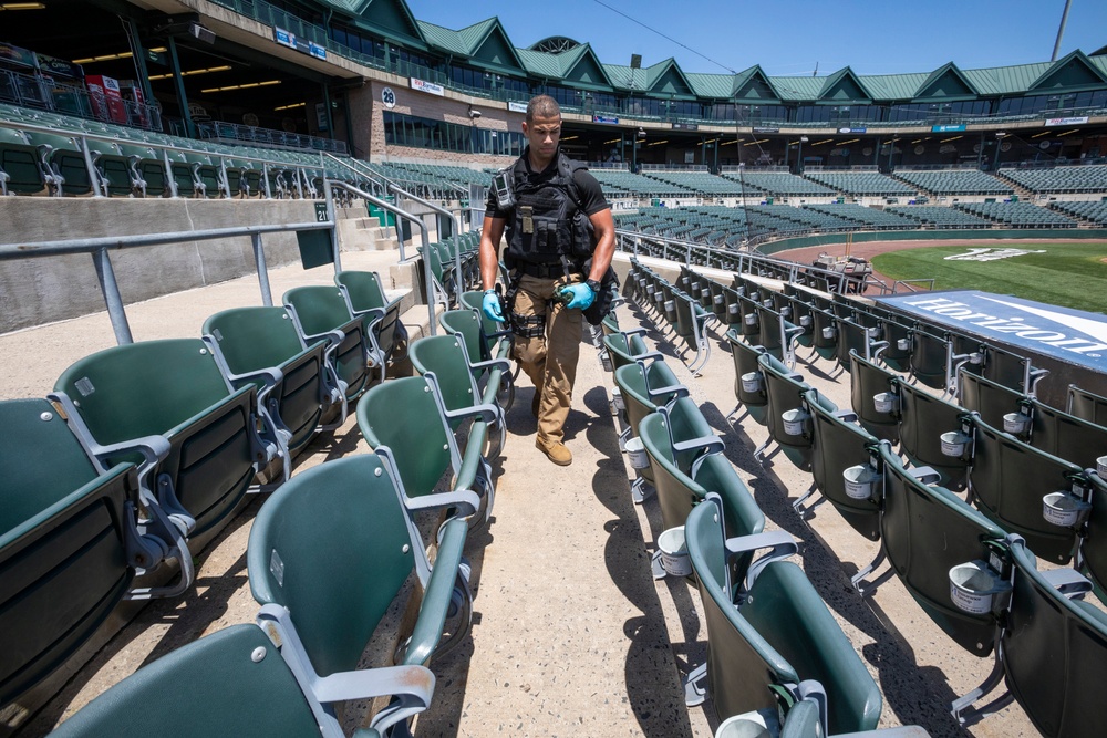 21st CST's inspects ballpark