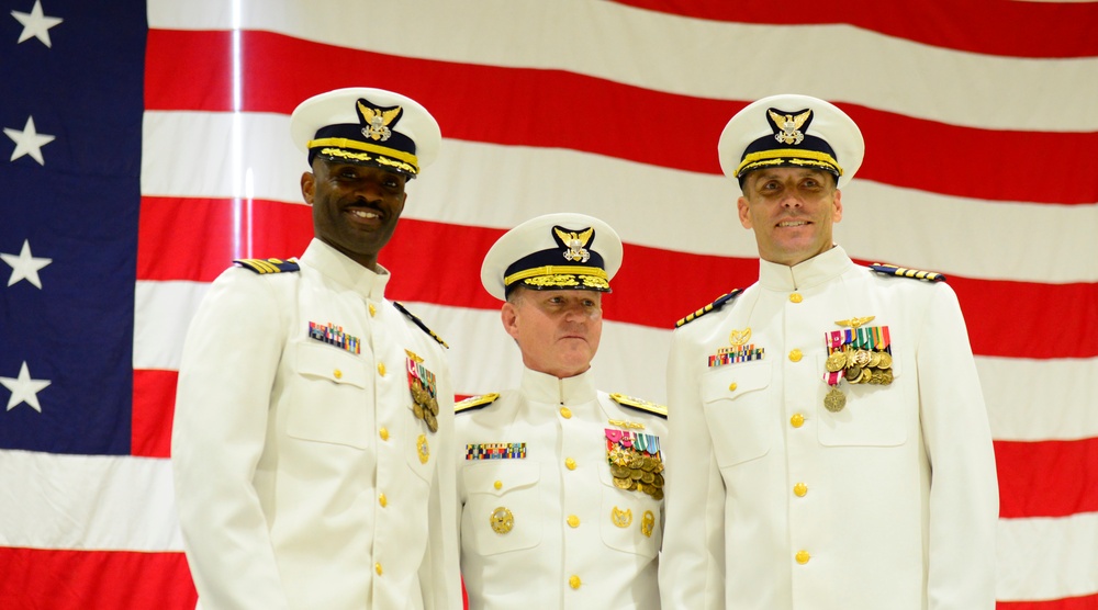 Air Station Houston holds change of command ceremony in Houston, Texas