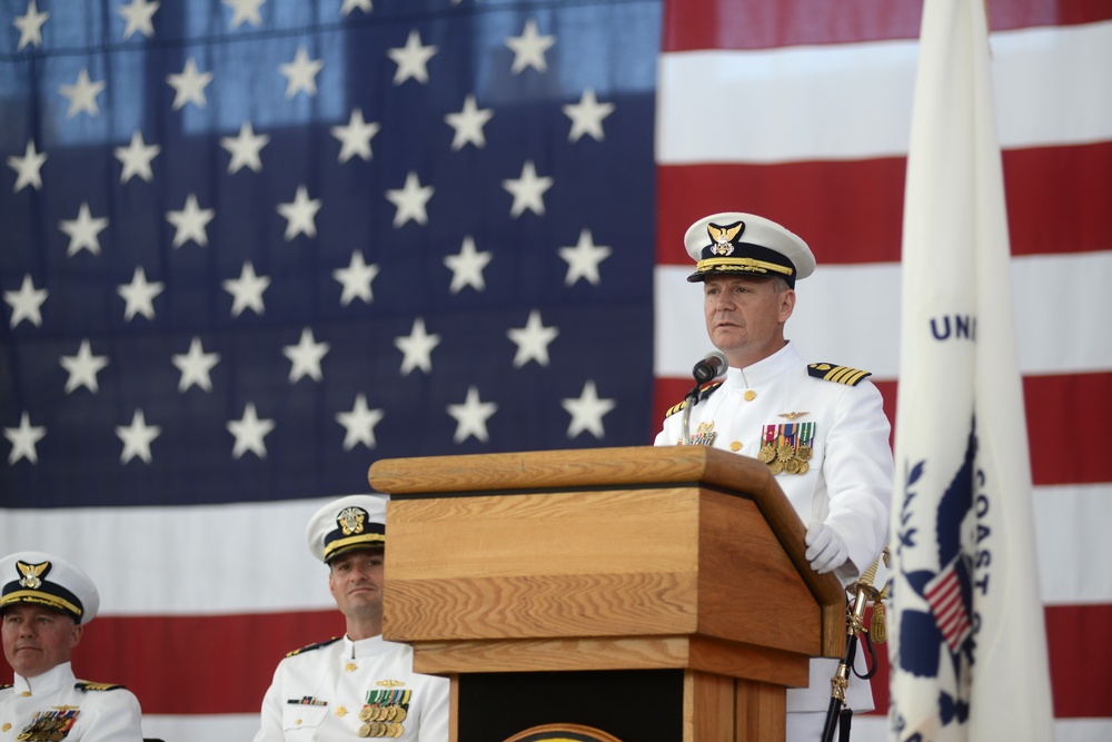 Coast Guard Air Station holds change-of-command ceremony