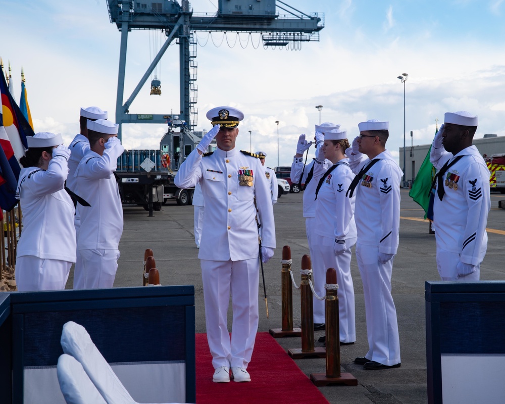 NAVMAG Indian Island Welcomes New Commander